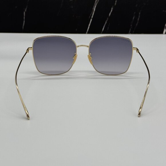 NEW GUCCI GG1030SK 001 WITH EARRINGS GOLD WOMEN GUCCI SUNGLASSES limited edition main image 4